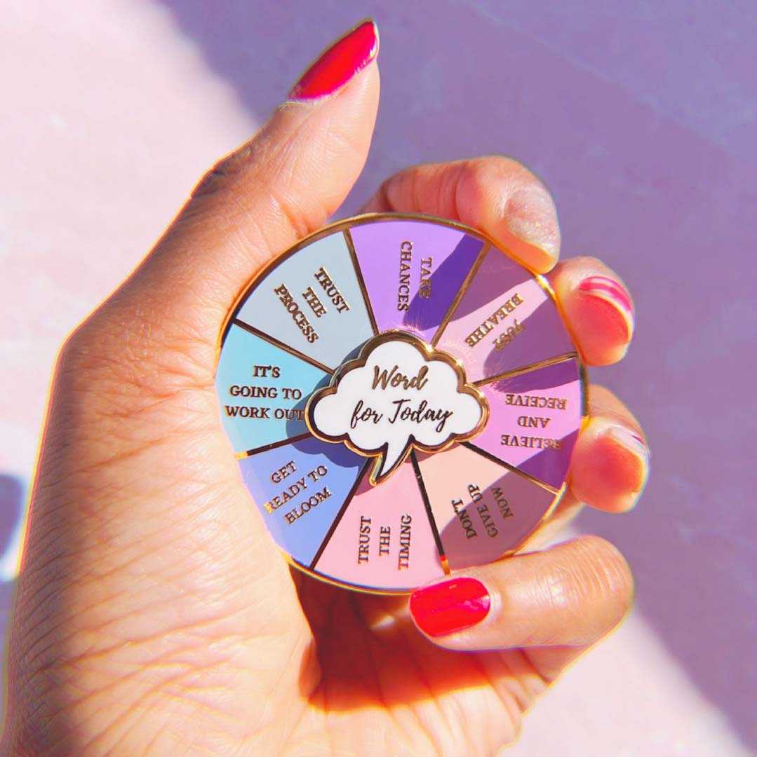 Word for Today Spinner Pin