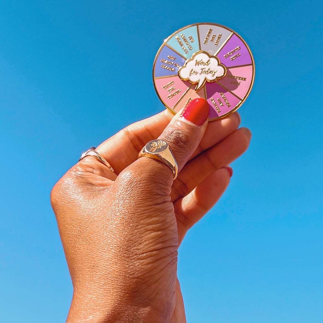 Word for Today Spinner Pin